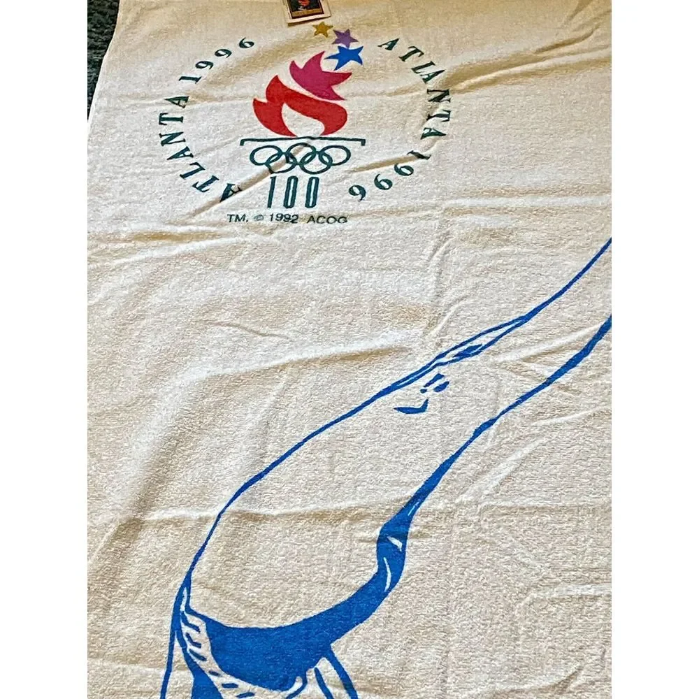 Atlanta‎ Olympics 1996 Diving Beach Towel VTG Cannon Mills Product NEW
